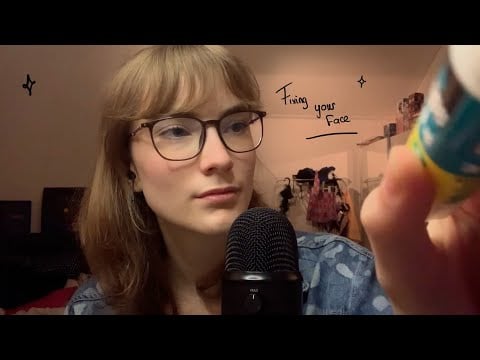 Asmr Fixing Your Face | Layerd Sounds