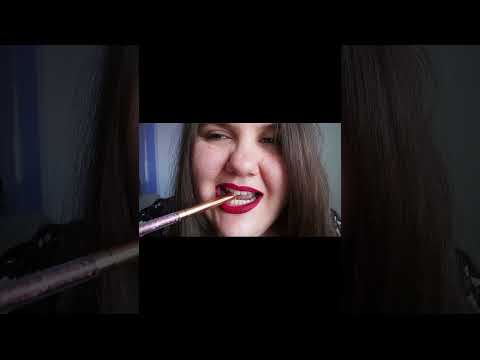 ASMR: Lightly chewing on a stick | Soft trigger sounds