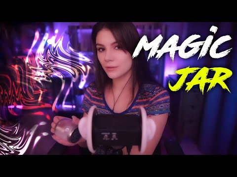 ASMR Water Jar Tapping with Echo 💎 Liquid Sounds, Glass Jar Sounds, Mason Jar Sounds, 3Dio