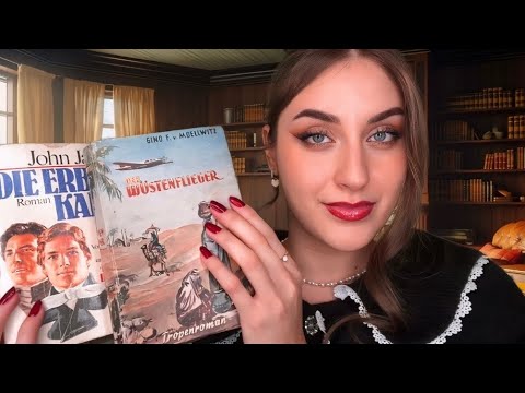 ASMR Deutsch in der antiken Bücherei 📚 Liebevolle Bibliothekarin empfiehlt dir Bücher | Roleplay