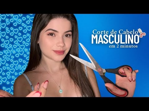 ASMR CORTE DE CABELO MASCULINO EM 2 MINUTOS✂️💇‍♂️