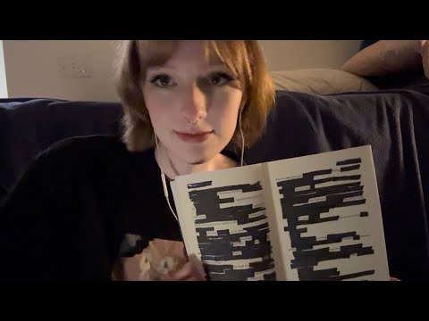 ASMR redact a book i didn't enjoy with me 📖