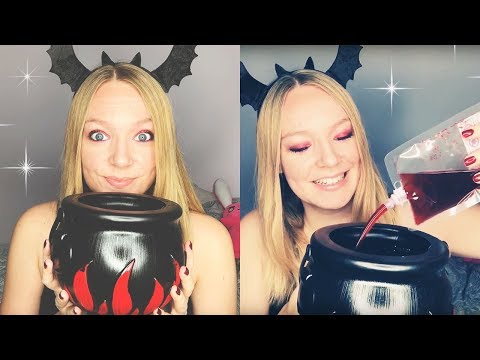 ASMR Making a Potion (Whisper, Liquid Sounds, Sequins, Rummaging)