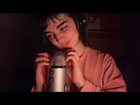 ASMR Rambles w/Bare Mic Scratching