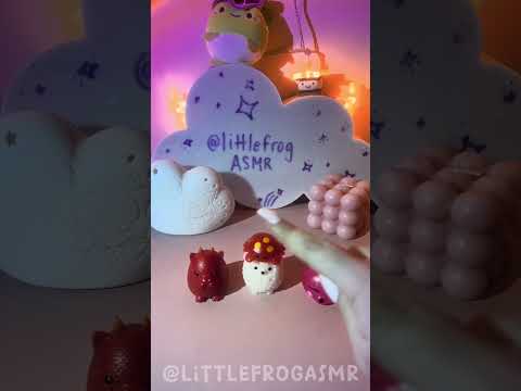 VALENTINES MOCHI KISSES 😘💌 #asmr #mochi #squishy #valentinesday #cute