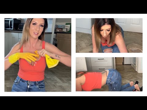 ASMR Cleaning Handwashing The Floor - Clean With Me