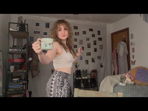 i make us coffee ASMR Personal Attention & gentle monday morning affirmations for motivation + grwm
