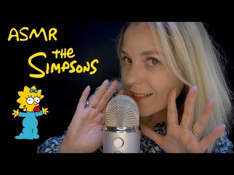 ASMR FR 🍩 50 mots déclencheurs sur le thème des Simpson (très proche micro)