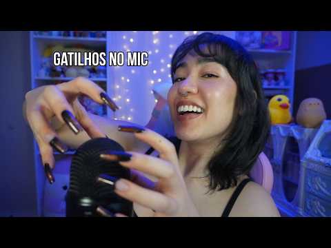 ASMR Rápido e Agressivo com Unhas no Microfone