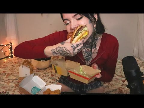 🍟 McDonald’s Eating ASMR | No Talking | Fast Food Mukbang 🍔
