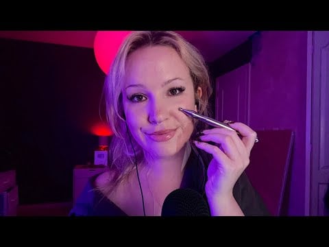 Face tracing with inaudible whispers 🦻🏻 | Tingle Master ASMR