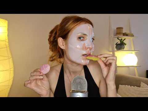 ASMR Eating Swedish Candy and Answering Your Questions 🍭(chewing)🍬