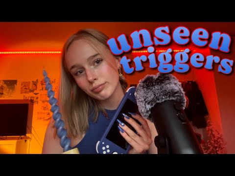 ASMR candle tapping, spit painting, mic brushing and fabric scratching | custom for steven !!