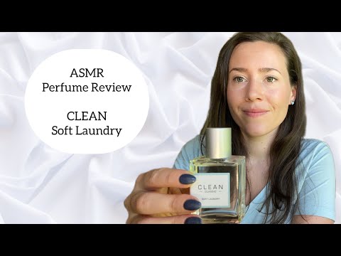 ASMR Perfume Review - CLEAN Soft Laundry - Glass Tapping & Whispers