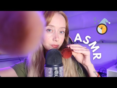 ASMR - Durma em 5 minutos com esse vídeo | pincel na tela e no microfone