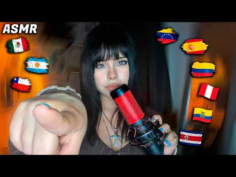 ASMR con palabras Típicas de países