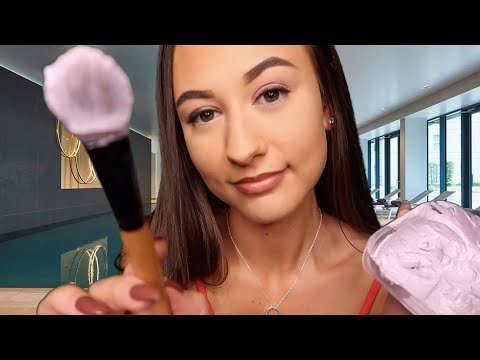 [ASMR] Spa Facial & Face Massage Role-Play ♡