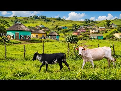 ASMR TINGLES DOWN YOUR SPINE [African Village Whisper Ramble 🐄🌿]