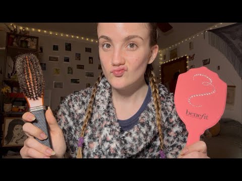 i’m proud of you 💞 soft spoken asmr hair braiding & avoiding burnout