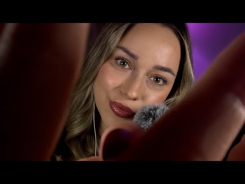 ASMR Fluffy Mic Sounds | Mouth Sounds & Gentle Hand Movements
