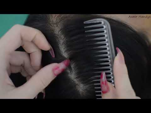 ASMR Scalp Scratching No Talking, Scalp Massage Real Person Relaxing For Rest And Sleep