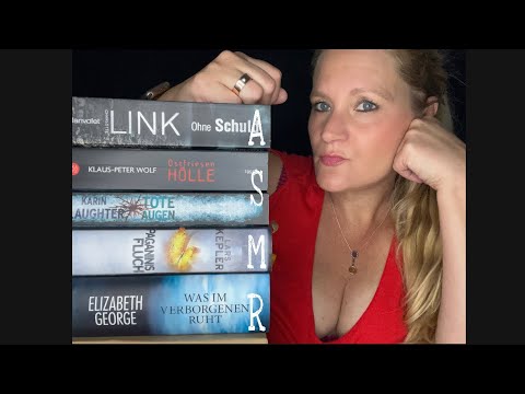 [ASMR] deutsch/german • ⚠️Tingly Book Sounds (Tapping, Tracing, Reading, Whispering, Page turning)