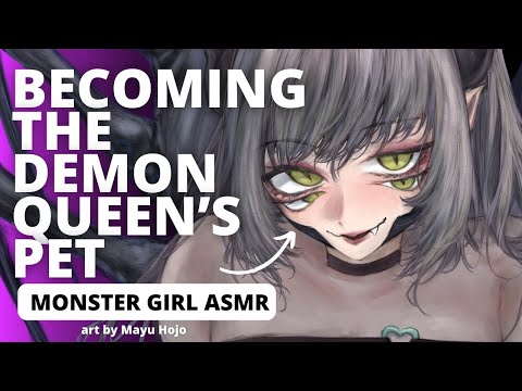 ASMR Becoming the Demon Queen's Pet [roleplay] [F4A] [Knight] [FDom]