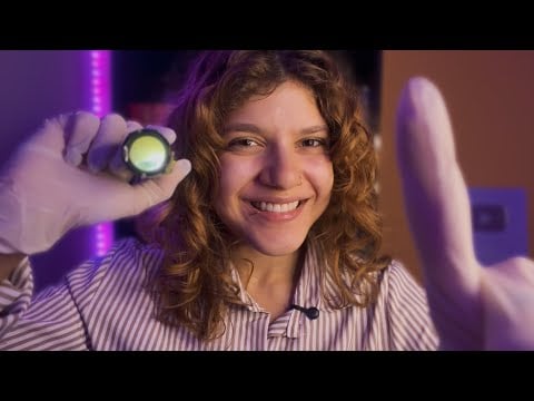 [ASMR] Exame de nervos cranianos completo e detalhado 