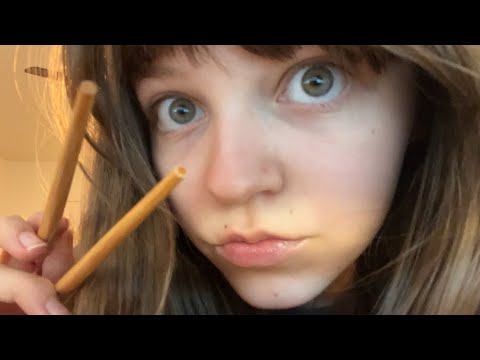 囁き声ASMR - 君のネイティブエネルギー食べる| お箸トリガー| 日本語 | マウスサウンド