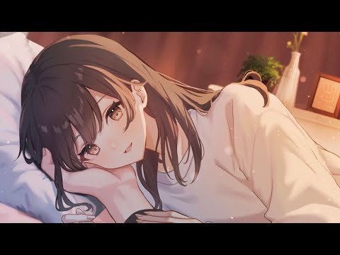 【30分添い寝】頑張っている彼氏をよしよしする彼女【ASMR/バイノーラル】