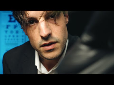 asmr doctor roleplay | eye exam with close up whispering and face touching