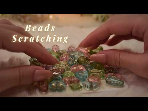 ASMR Beads Scratching🍬 Addictive Texture Sounds🎨(with BGM)