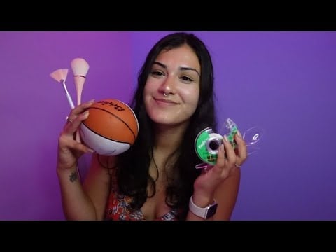 ASMR | fast + aggressive tingly triggers (minimum talking / for background/study)