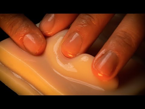 ASMR Oil massage to drain lymph in the back of the ear (Sub, No Talking)