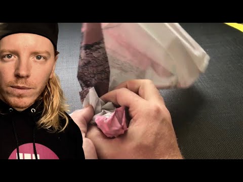 ASMR crinkle tapping and tearing (no talking)