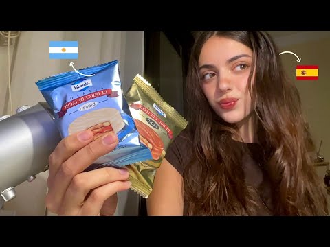 ASMR | PROBANDO ALFAJORES ARGENTINOS 🇦🇷🍫