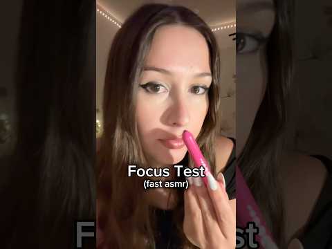 A quick little test to relax you before bedtime 🥱 #asmr #fastasmr #focustest #followmyinstructions