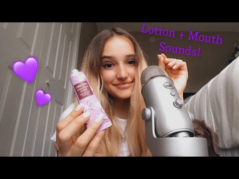 ASMR| ~Lotion & Mouth Sounds~