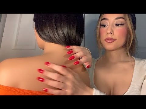 ASMR Shoulders & Back Scratch + Tap 💅