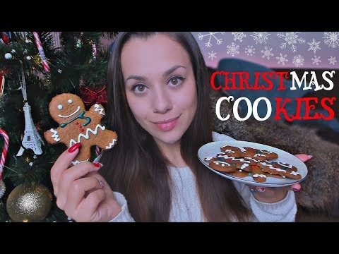 АСМР Мукбанг | Поедание Рождественского Печенья 🍪 | Звуки еды | Без слов 😛