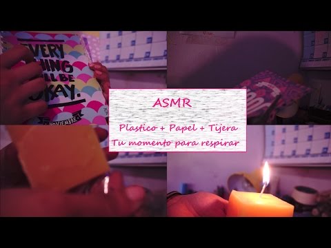 ASMR Español  Argentina - (Sin hablar) Sonidos con tijera y papel