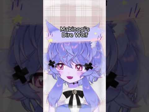 Mabinogi's Dire Wolf: Maybe I should have known this wasn't a fake animal