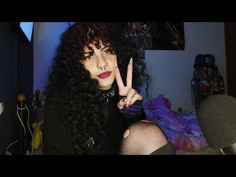 ASMR Fast and Aggressive outfit scratching :3 (tights, fabric +)