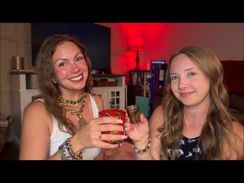 asmr/ Q+A with drinks🍷🍹 (warning: HONEST + DEEP answers about motherhood)