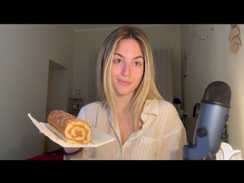 EATING CAKE 🍰 mangio una torta intera (muckbang asmr ita)