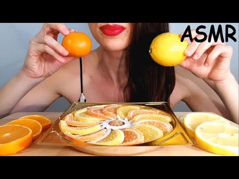 ASMR | Eating Sweet Fruit Candy | EATING SOUNDS | No Talking | Lady M. ASMR