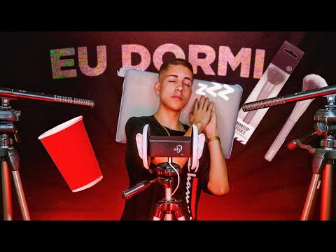 EU DORMI MUITO RÁPIDO FAZENDO ESSE ASMR!!!