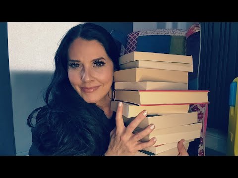 ASMR- Oxfam Book Haul (Whispered, Tapping, Page Turning) 📚 📖