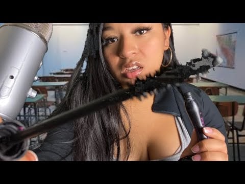  ASMR Mean Girl Does Your Makeup in Class… 💄😳