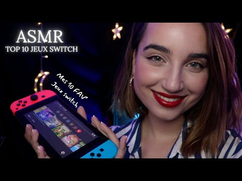 ASMR : Mes 10 jeux FAV' SWITCH du moment 🎮